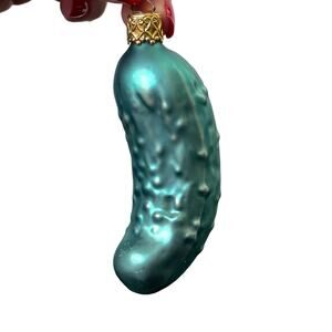 Inge Glas Pickle Ornament Vintage 1992 Olde World Glass Christmas Germany READ